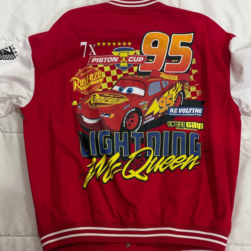 Red and White Lightning McQueen Jacket - Picture 4 of 4